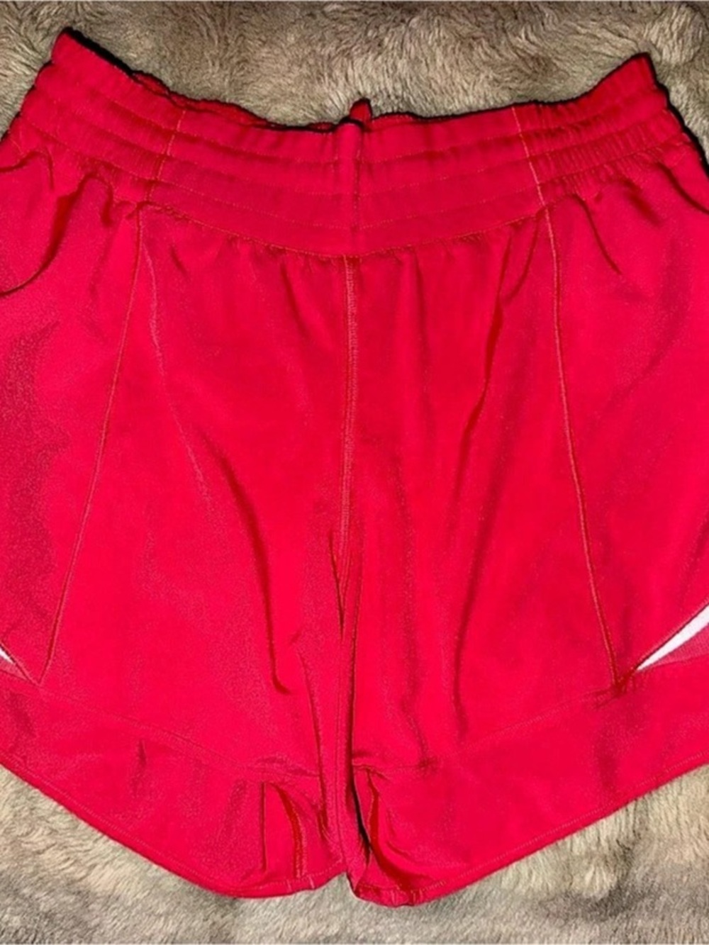 lululemon Hotty Hot High-Rise Lined Short 4" Pink Size 8
